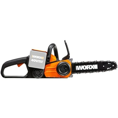 Afbeelding van Worx WG368E.9 40V accu kettingzaag, 30 cm zaaglengte, kettingsmering, snelheid 3,8 m/s, zonder accu, oplader en accessoires