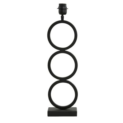 Afbeelding van Light &amp; Living Lampvoet STELIOS 15x10x51cm Zwart