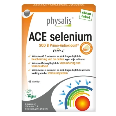 Afbeelding van Physalis ACE Selenium Tabletten 45TB