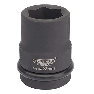 Afbeelding van Draper Expert 05004 23 mm 3/4 &quot;vierkante aandrijving Hi Torq 6 punts slagcontactdoos