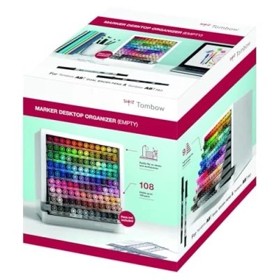 Afbeelding van Tombow Marker Desktop Organizer voor 108st (leeg) ORGA 108C 226x207x199mm (10 22)