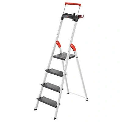 Afbeelding van Trapladder Hailo L100, en 131, met multifunctionele schaal steunbeugel, tot 150 kg, div. varianten