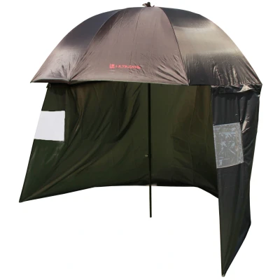Afbeelding van Ultimate 45&#039;&#039; umbrella green with side screen Visparaplu