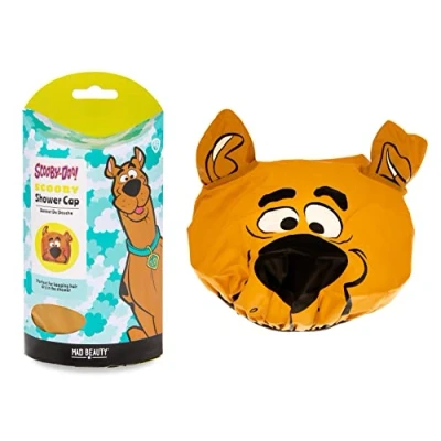 Afbeelding van MAD BEAUTY Scooby Doo Douchemuts, Warner Bros, Cartoons Throwback voor een heerlijke, nostalgische douchetijd, houdt het haar droog in bad of douche