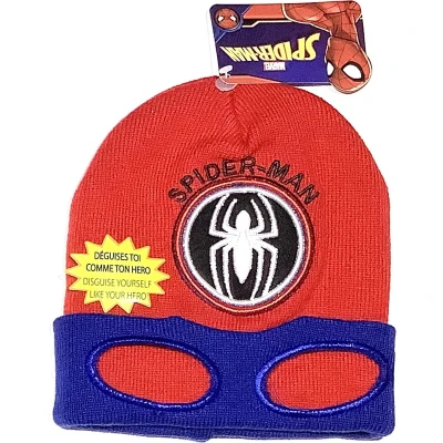 Afbeelding van Marvel Spiderman Muts rood/blauw maat 54 cm (5 8 jaar)