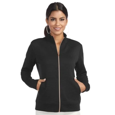 Afbeelding van Skechers Hoodless Gowalk Everywhere Fleecejas, Dames, Maat: Large, Black