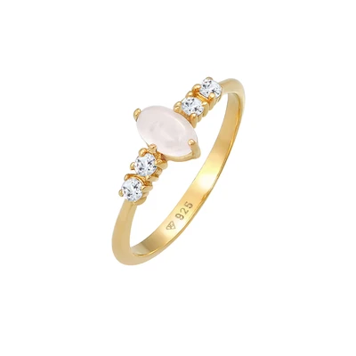 Afbeelding van ELLI PREMIUM Ring goud / rosa