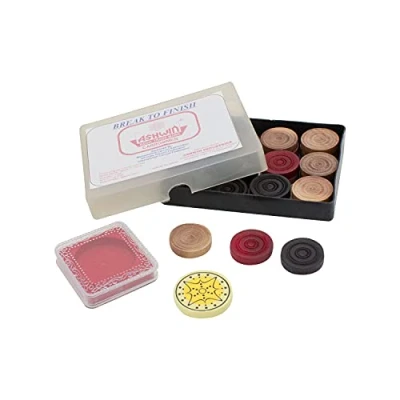 Afbeelding van GICO Ashwin Break to Finish Carrom Toernooi Professionele stenen 2119