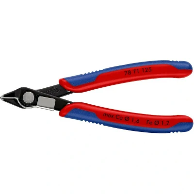 Afbeelding van Knipex 7871125 Super Knips Precisie Zijsnijtang Elektronica 125mm