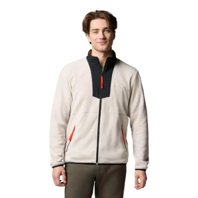 Afbeelding van Columbia Heren Sequoia Grove fleece jas met volledige rits, jack donker steen, zwart, L