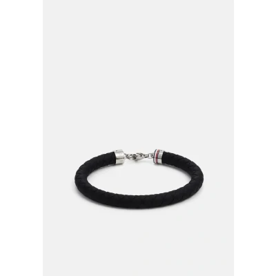 Afbeelding van Tommy Hilfiger Armband silvercoloured/black, Heren, Maat: One Size, Silver/coloured/black