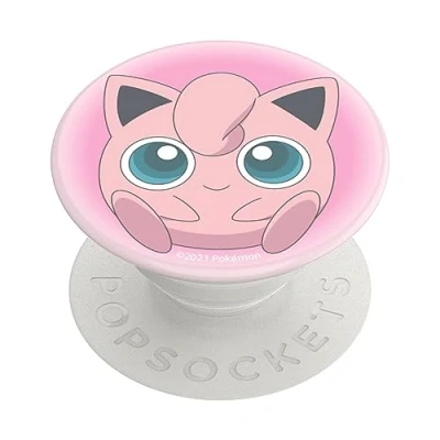 Afbeelding van PopSockets: PopGrip Uittrekbare Greep en Standaard voor Smartphones Tablets met een Verwisselbare PopTop Pokémon Jigglypuff Ombre
