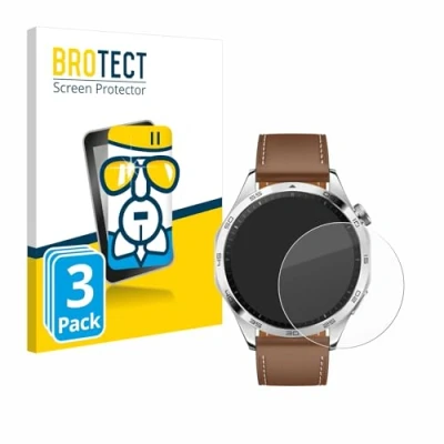 Afbeelding van BROTECT AirGlass kogelwerende glasfolie, Smartwatch beschermfolie, Transparant