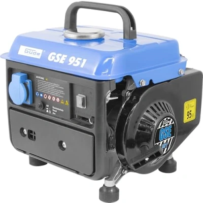 Afbeelding van Güde GSE 951 2 Takt Benzine Generator 720 W Aggegraat Noodstroom 1,5 PK