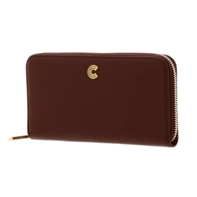 Afbeelding van Coccinelle Myrine Zip Around Wallet Brule, Brul
