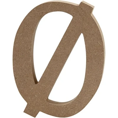 Afbeelding van Creotime Houten Letter Ø 8 Cm