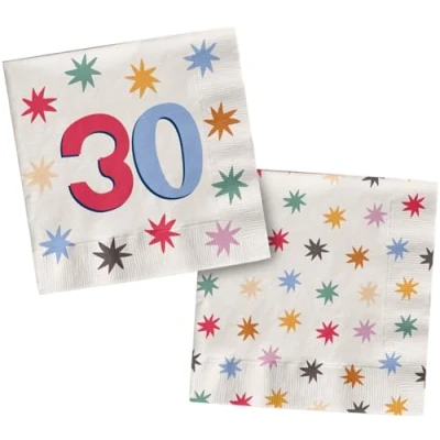 Afbeelding van Folat Servetten Starburst 30 (20 stuks) 33 x cm