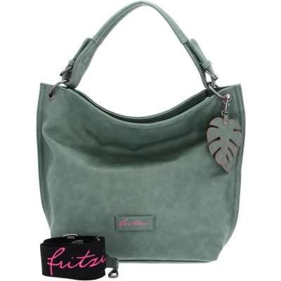 Afbeelding van Fritzi aus Preußen HOBO ECO Handtas, Dames, Maat: One Size, Leaf green