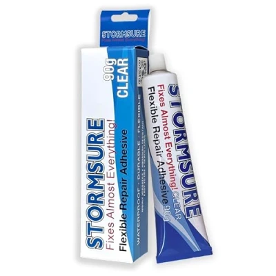 Afbeelding van Stormsure Flexibele Reparatielijm 90g Helder Veelzijdige Heldere Lijm voor Reparaties en Projecten