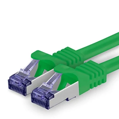 Afbeelding van Cat.7 Ethernet Cable Gigabit LAN Netwerkkabel RJ45 3m groen 1 stuk Cat7 kabel Patchkabel (SFTP/PIMF/LSZH) ruwe 10 Gb/s met Rj 45 connector Cat.6a x 3 meter