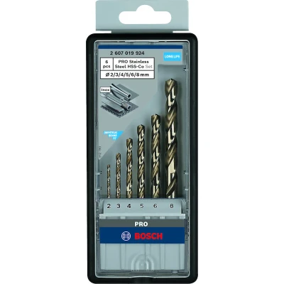 Afbeelding van Bosch 6 delige robust line metaalborenset
