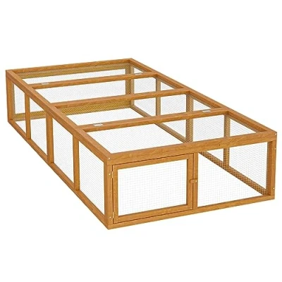 Afbeelding van Wiltec konijnenren XXL buitenverblijf, stal voor konijnen 180 x 90 48 cm, buitenren huisdieren, konijnenstal vrije loopruimte verblijf hazenstal