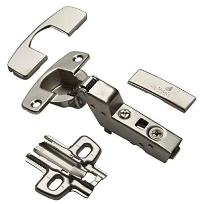 Afbeelding van HETTICH Potscharnier SENSYS 8645i TH52 binnenaanslag 110 met geïntegreerde demper, afdekkappen en montageplaat (afstand 0 mm) van SOTECH