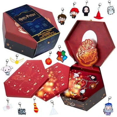 Afbeelding van Harry Potter adventskalender 2024, meisjes sieraden kerst aftelkalender (juwelendoos)