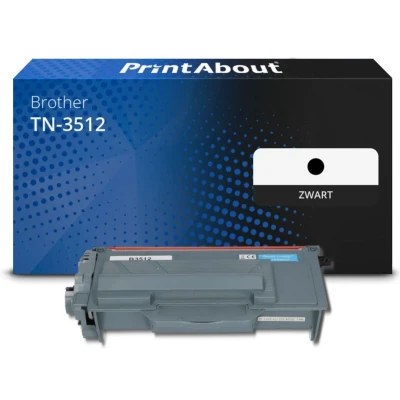 Afbeelding van Huismerk Brother TN 3512 Toner Zwart Hoge capaciteit
