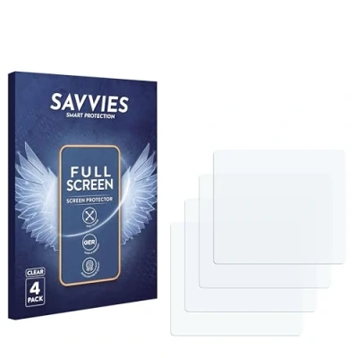 Afbeelding van Savvies Screenprotector voor Fitbit Blaze Folie Beschermfolie transparant volledig dekking (4 Stuks)