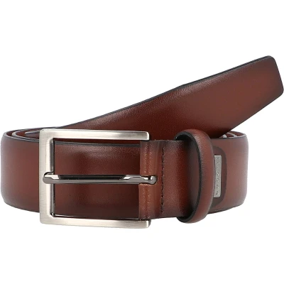 Afbeelding van bugatti Regular Riem, Heren, Maat: 105, Mittelbraun