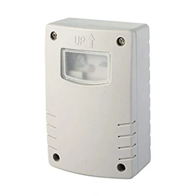 Afbeelding van Electraline 58064 Schemerschakelaar met programmering, nacht, timer, voor buiten, IP44, wit