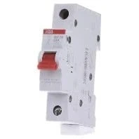 Afbeelding van ABB LASTSCHEIDER SHD AAN UIT SCHAKELAAR MET RODE TUIMEL 1 POLIG 63A 240VAC AC 22A 10KA 60VDC DC 21A MODULE BREED 17 5MM