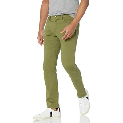 Afbeelding van Amazon Essentials Men&#039;s Spijkerbroek met slanke pasvorm, Olijfgroen, 33W / 29L