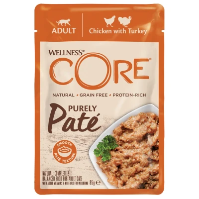 Afbeelding van Wellness Core Purely Pate Kattenvoer Kip Kalkoen 85 g