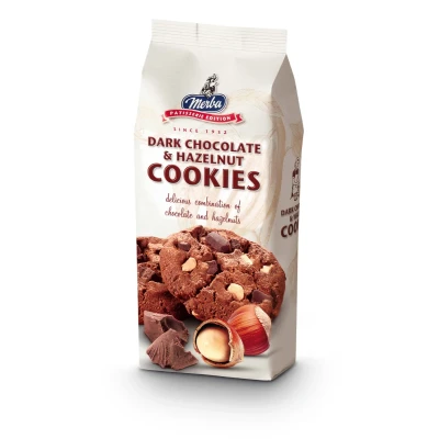 Afbeelding van Merba Chocolade Hazelnoot Koekjes 200 Gram