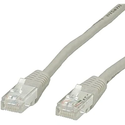 Afbeelding van VALUE Patchkabel Cat.6 UTP (Class E), grijs, 0,5 m