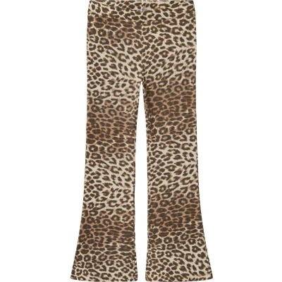 Afbeelding van Name It Flared Broek Panterprint Maat 80