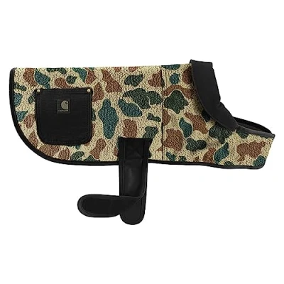 Afbeelding van Carhartt Sherpa Geïsoleerde Dog Chore Coat Werkjas Geruit voor Honden Kinderen Baby&#039;s, 1972 Duck Camo, M
