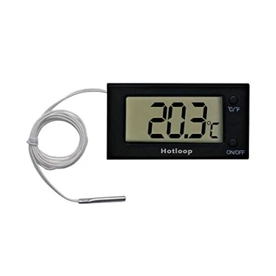 Afbeelding van Hotloop Digitale oventhermometer met sonde, grill, vleesthermometer tot 300 C, braden voor grillaccessoires keuken, braden, pizza