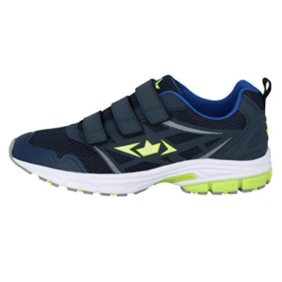 Afbeelding van Lico Pelias V Heren Hardloopschoenen, Marineblauw/limoen, 40 EU