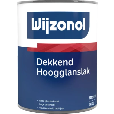 Afbeelding van Wijzonol Dekkend Hoogglans 1 Liter Op Kleur Gemengd