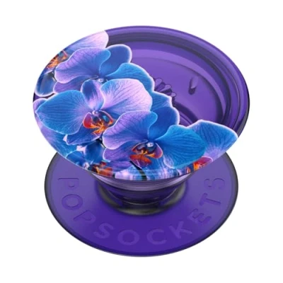Afbeelding van PopSockets: PopGrip Plant Uitbreidende standaard en grip gemaakt van plantaardige materialen met een verwisselbare bovenkant voor smartphones tablets Dark Orchid