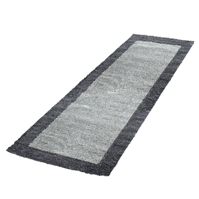 Afbeelding van Vloerkleed Life Shaggy 80x250cm Grijs 123vloerkleed.nl is de online webshop voor vloerkleden en woonaccessoires.