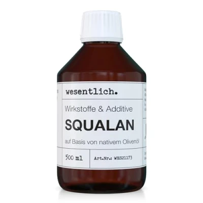Afbeelding van Squalan (500 ml) verzorgingsolie op basis van eerste persing olie wesentlich.