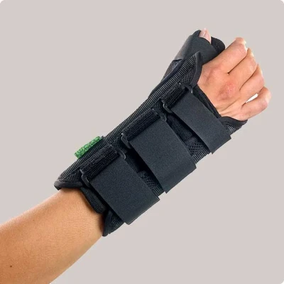 Afbeelding van BraceID D Ring Pols Duim Brace Carpaal Tunnel Syndroom Quervain Links Maat XL