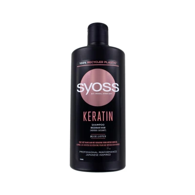 Afbeelding van 6x Syoss Shampoo Keratine voor droog, futloos haar 440 ml