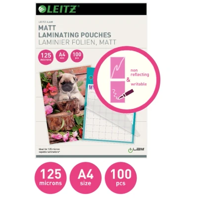 Afbeelding van Lamineerhoes Leitz iLAM A4 2x125micron EVA Mat 100stuks