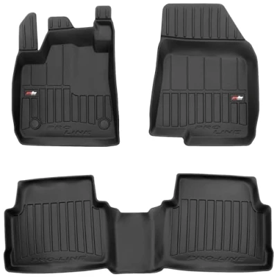 Afbeelding van SMK Rubberen matten set voor auto vloeren Dacia Jogger vanaf 2021 Ervaar een nieuwe standaard van reizen met antislip vloermatten Multi seizoenen automatten alle wegomstandigheden