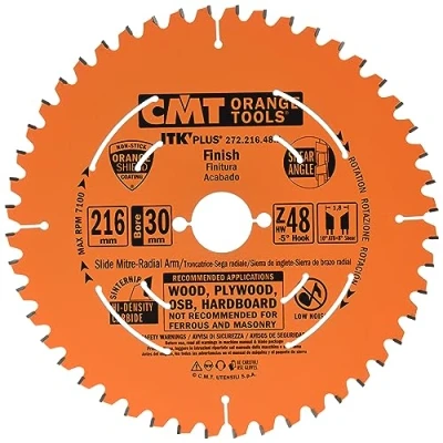 Afbeelding van CMT 272.216.48M Ultra ITK Plus Cirkelzaagblad 216 x 30 48T Hout/Multiplex